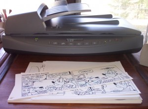 The HP Scanjet 8250 Scanner that I use in my studio.